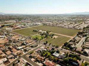 Suburban Arizona neighborhood in Queen Creek eligible for USDA zero down payment loan program