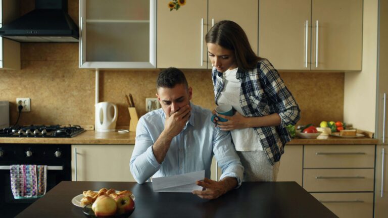 Young Arizona couple hesitating about co-signing a loan before buying a home together